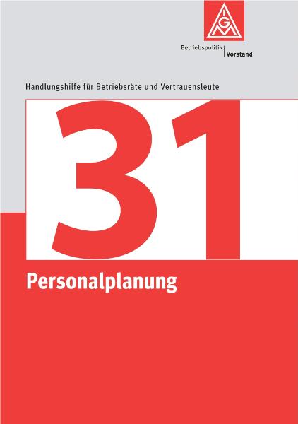 Handlungshilfe 31 - Personalplanung 