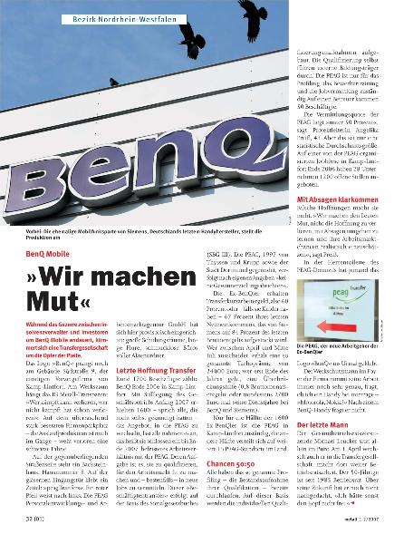 metall-Regionalseiten Nordrhein-Westfalen Januar/Februar 2007