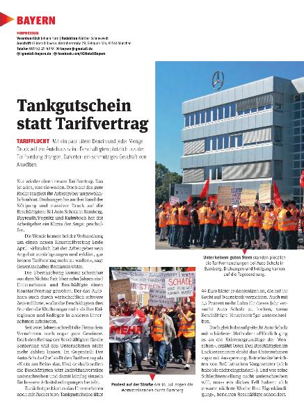 metallzeitung - Regionalseiten Bayern September 2019