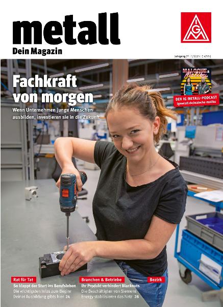 metall. Dein Magazin, September/Oktober 2025