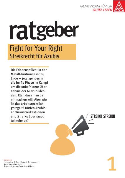 Ratgeber Streikrecht für Azubis