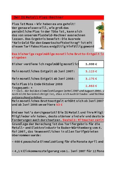 PlusGeldRechner