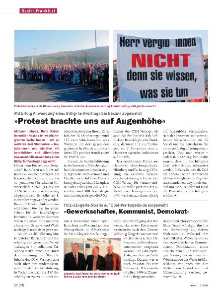 metall-Regionalseiten Frankfurt Dezember 2005