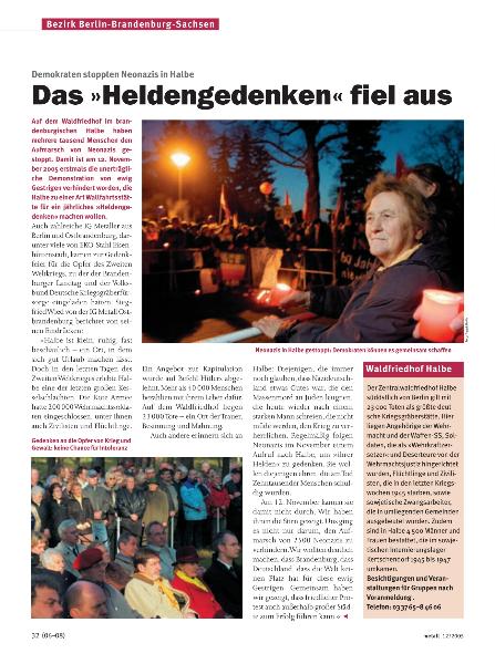 metall-Regionalseiten Berlin-Brandenburg-Sachsen Dezember 2005