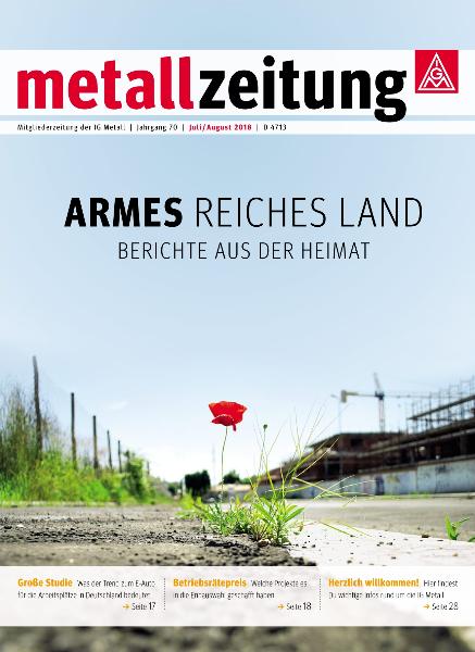metallzeitung Juli/August 2018