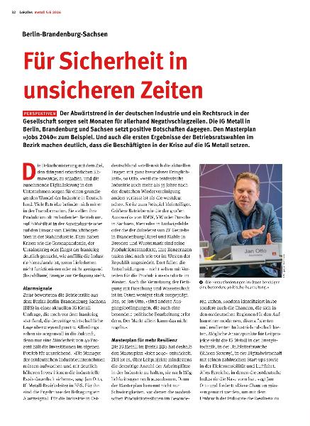 metall - Regionalseiten Berlin-Brandenburg-Sachsen Mai/Juni 2026
