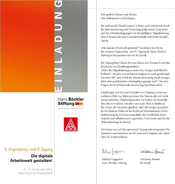 9 9 Flyer 6. Engineering- und IT-Tagung