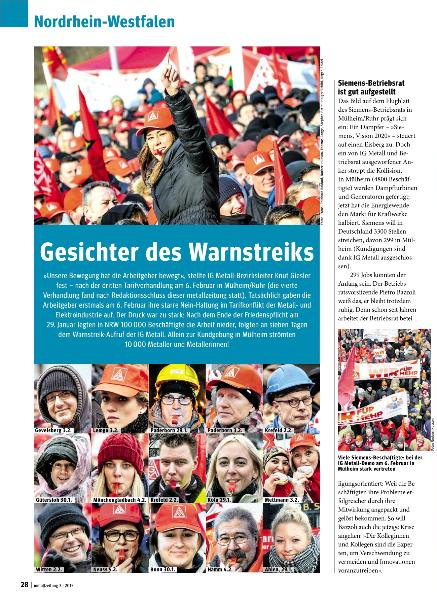 metallzeitung - Regionalseiten Nordrhein-Westfalen März 2015