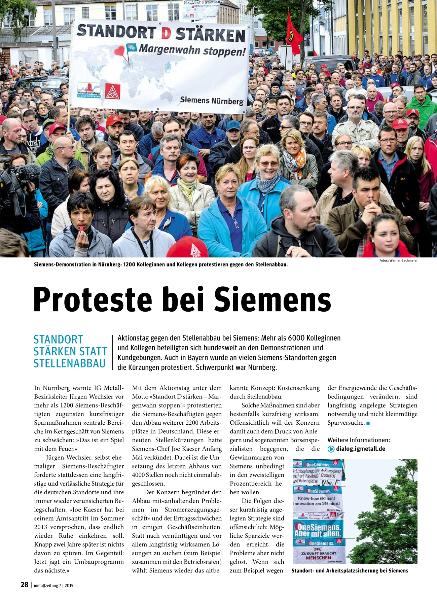 metallzeitung - Regionalseiten Bayern Juli 2015