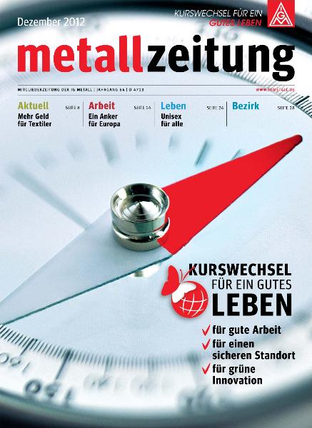 metallzeitung Dezember 2012