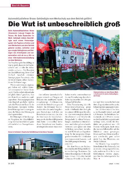 metall-Regionalseiten Bayern November 2005