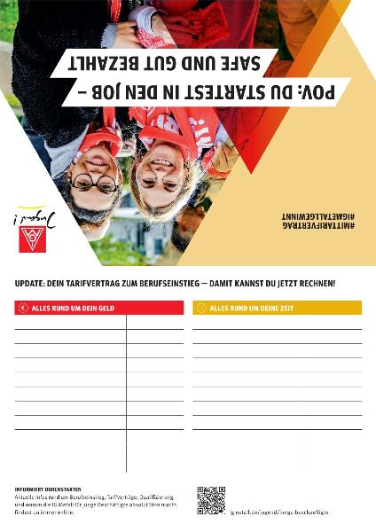 Flyer Berufseinstieg AusbildungsENDE