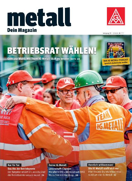metall. Dein Magazin, März/April 2026