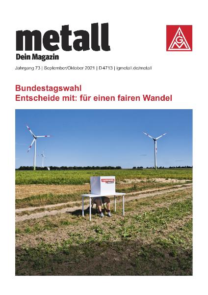 metall. Dein Magazin, September/Oktober 2021 (barrierefreie Ausgabe)