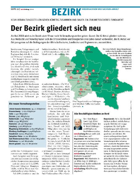 metall - Regionalseiten Niedersachsen und Sachsen-Anhalt März 2008