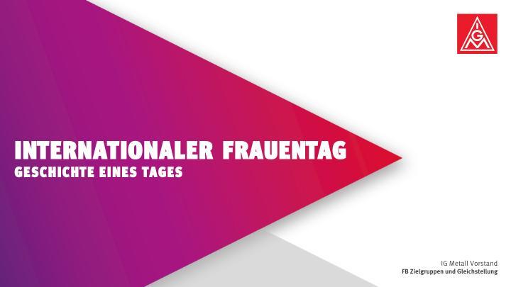 Brot und Rosen - zur Geschichte des Internationalen Frauentages