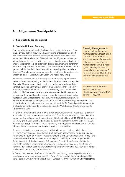 Sozialpolitische Informationen Nr. 1 / 2007: Allgemeine Sozialpolitik