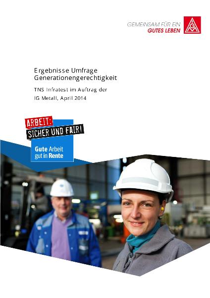 14_4_2 Ergebnisse Umfrage Generationengerechtigkeit