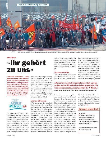 metall-Regionalseiten Berlin-Brandenburg-Sachsen Dezember 2006