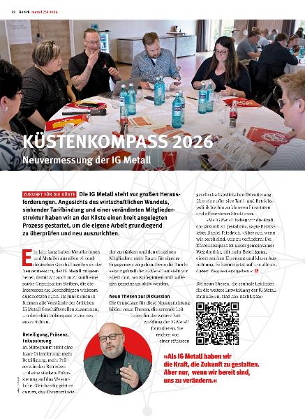 metall - Regionalseiten Küste Juli/August 2026
