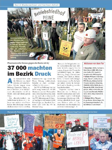 metall-Regionalseiten Niedersachsen und Sachsen-Anhalt März 2007