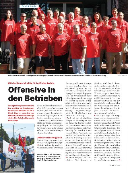 metall-Regionalseiten Küste September 2006