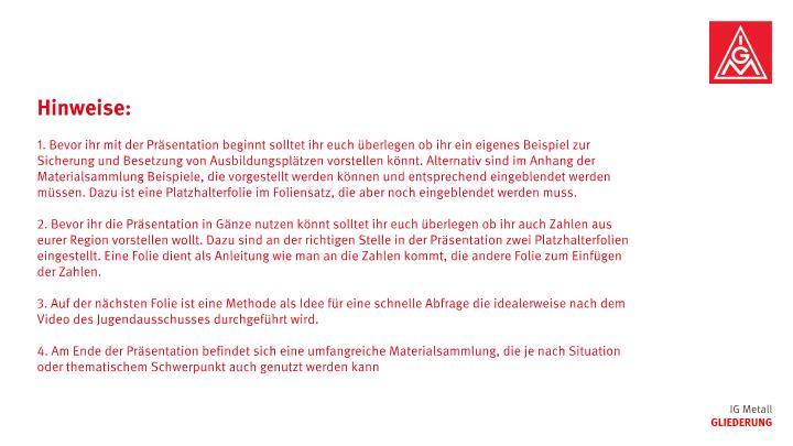 PowerPoint SOS Ausbildung für Delegiertenversammlungen