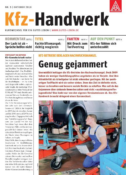 Kfz-Handwerk Nr. 5 / Oktober 2010