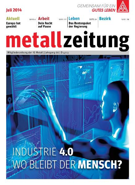metallzeitung Juli 2014