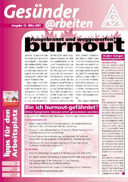 Tipp Nr. 12: Burnout - Ausgebrannt und weggeworfen?