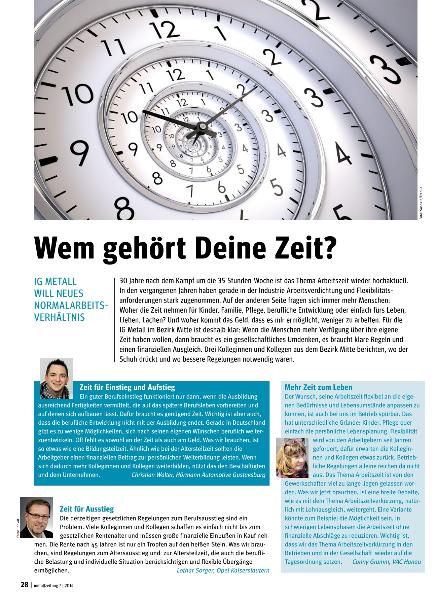 metallzeitung - Regionalseiten Mitte Juli 2014