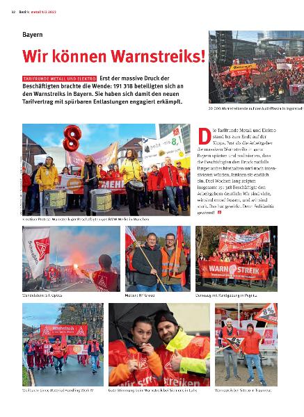 metall - Regionalseiten Bayern Januar/Februar 2023