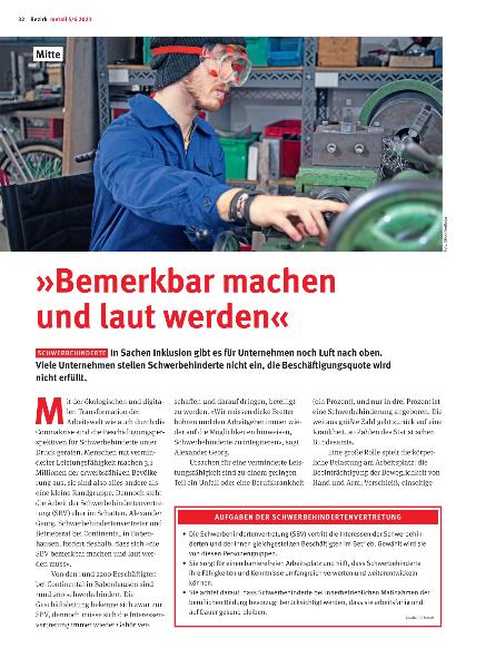 metall - Regionalseiten Mitte Mai/Juni 2023