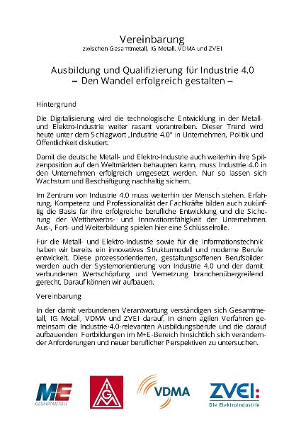 Erklärung Industrie 4.0