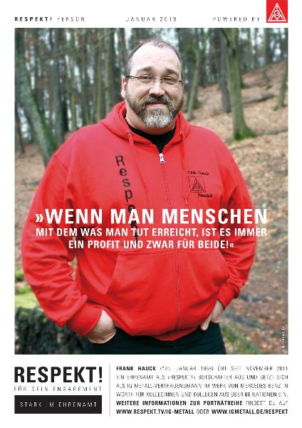 Frank Hauck - Respekt-Person Januar 2015