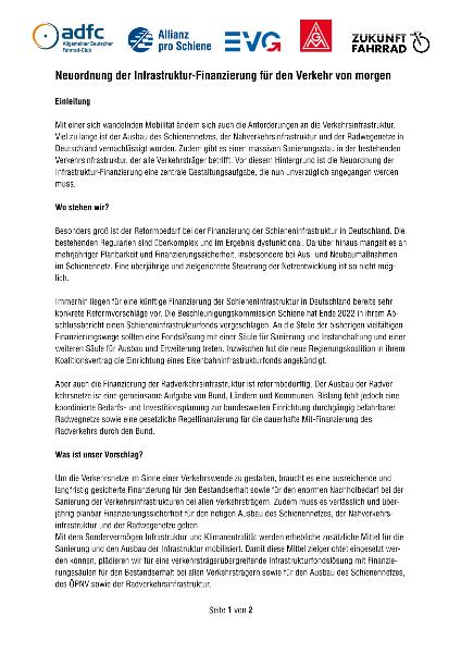 Positionspapier Fondslösung