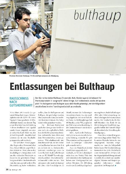 metallzeitung - Regionalseiten Bayern Mai 2010