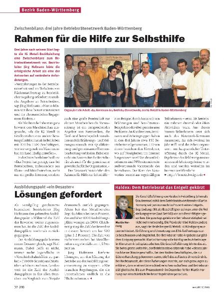 metall-Regionalseiten Baden-Württemberg November 2005
