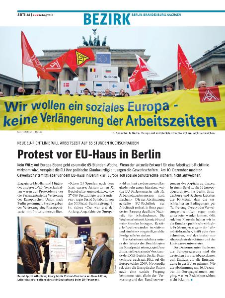 metallzeitung - Regionalseiten Berlin-Brandenburg-Sachsen Januar 2009