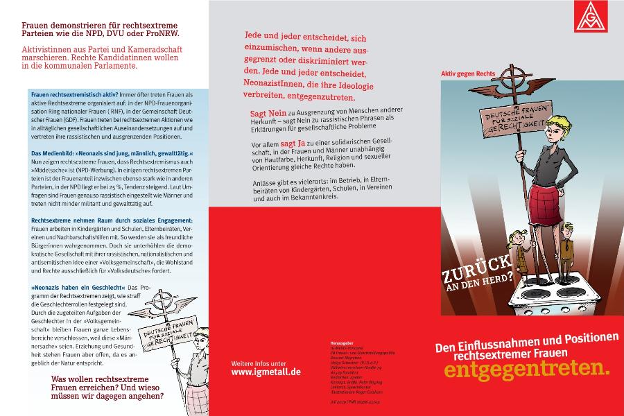 Den Einflussnahmen und Positionen rechtsextremer Frauen entgegentreten