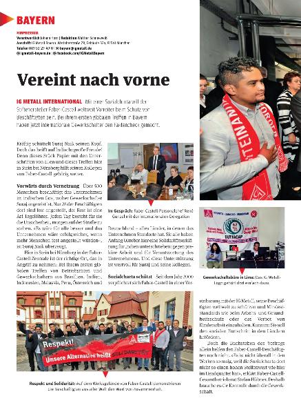 metallzeitung - Regionalseiten Bayern November 2019