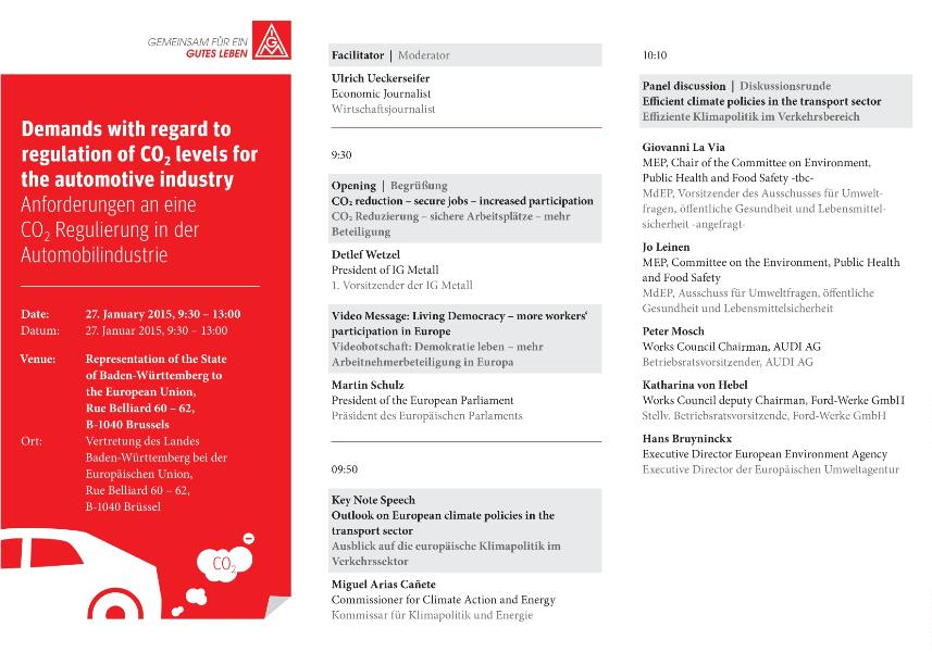 2015 1 27 Programm CO2 Veranstaltung Brüssel