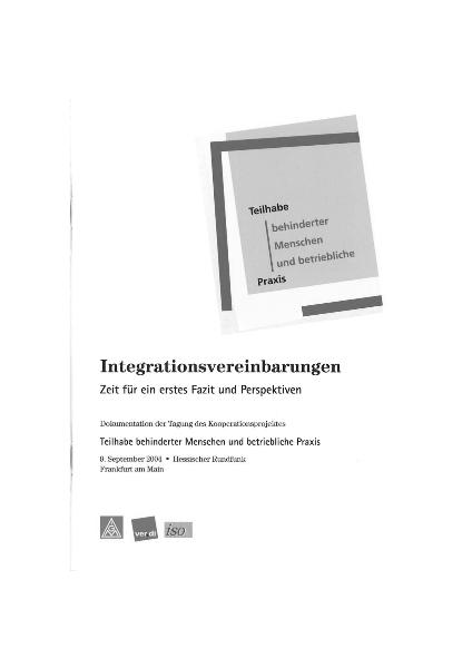 Integrationsvereinbarungen Fazit und Perspektiven