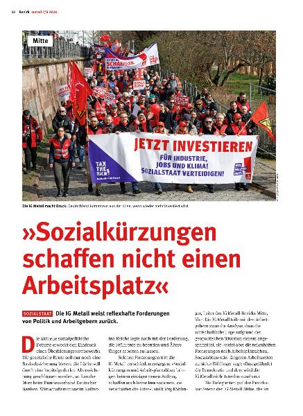 metall - Regionalseiten Mitte Juli/August 2026