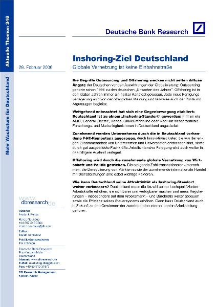 Detsche_Bank_Research/Inshoring_Ziel_Deutschland