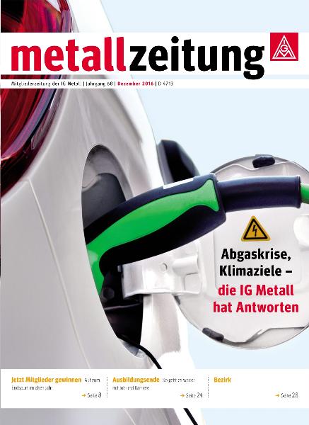 metallzeitung Dezember 2016