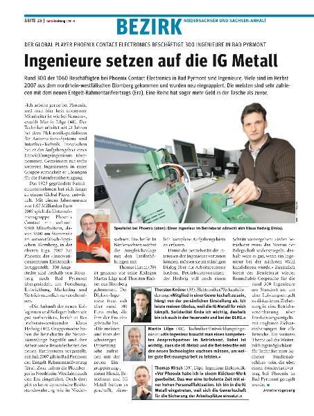 metall - Regionalseiten Niedersachsen und Sachsen-Anhalt Mai 2008