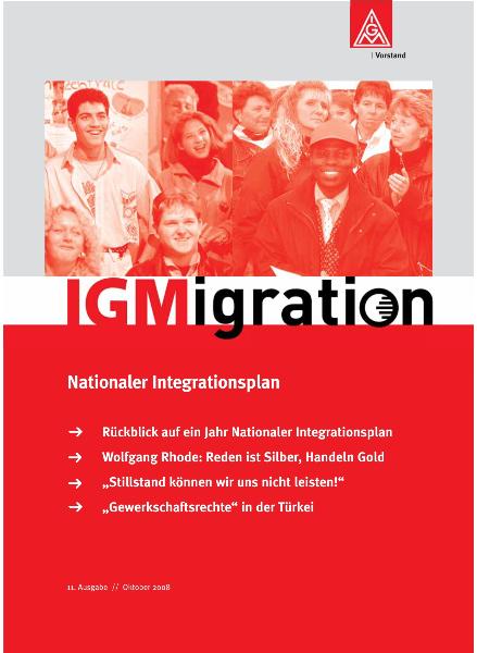 IGMigration Nr. 11 (Oktober 2008): Nationaler Integrationsplan