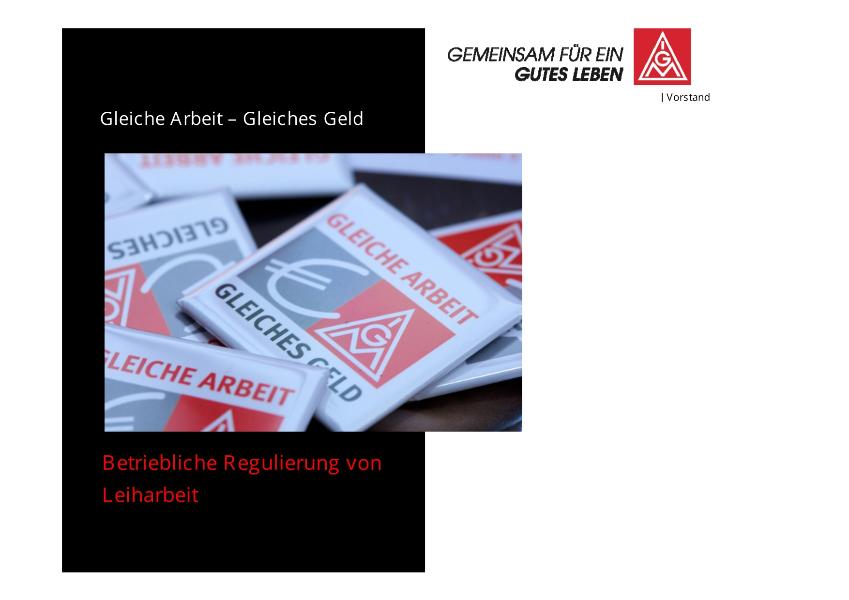 Workshop 5: Betriebliche Regulierung zur Leiharbeit