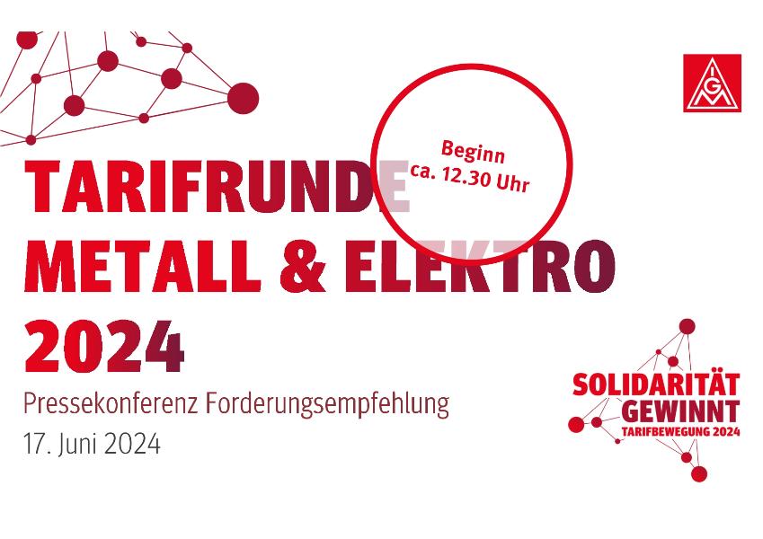 Präsentation zur Pressekonferenz Forderungsempfehlung